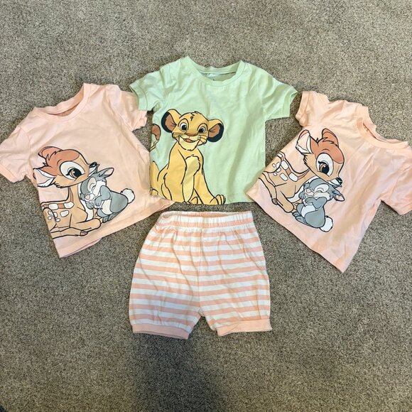 Disney Baby PJ Pyjamas Shorts Size 18 months - Picture 2 of 8